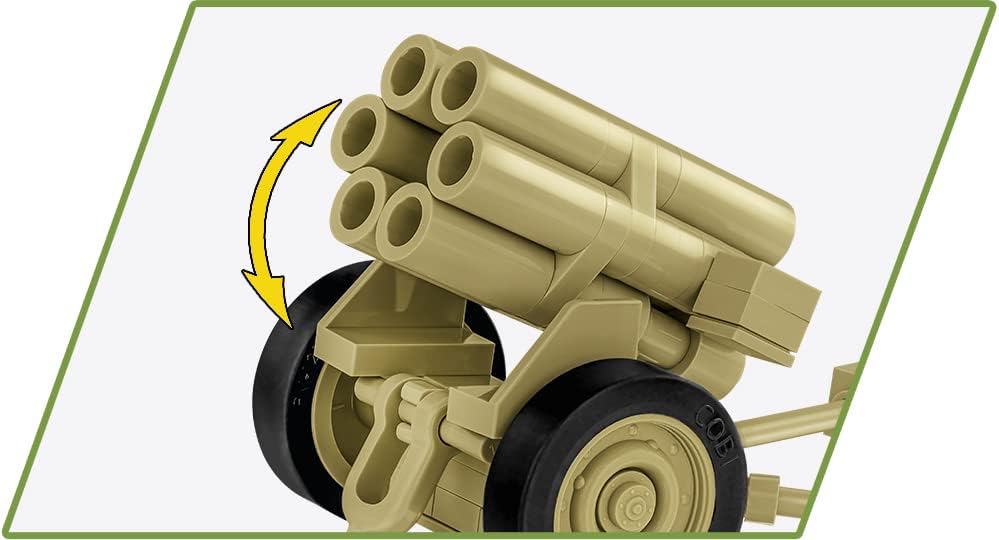 COBI Historical Collection: World War II 15cm Nebelwerfer 41 Building Set, 130 Pieces