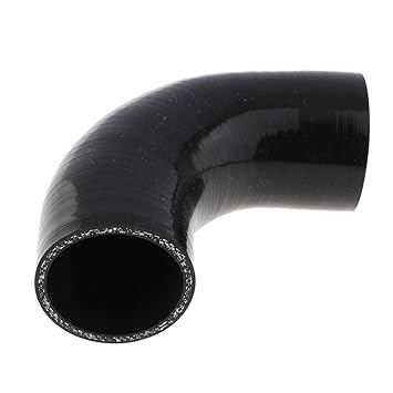 Trendy Retail 50Mm 90 Degree 4 Ply Silicone Elbows Turbo Hose Racing Coupler Pipe Black