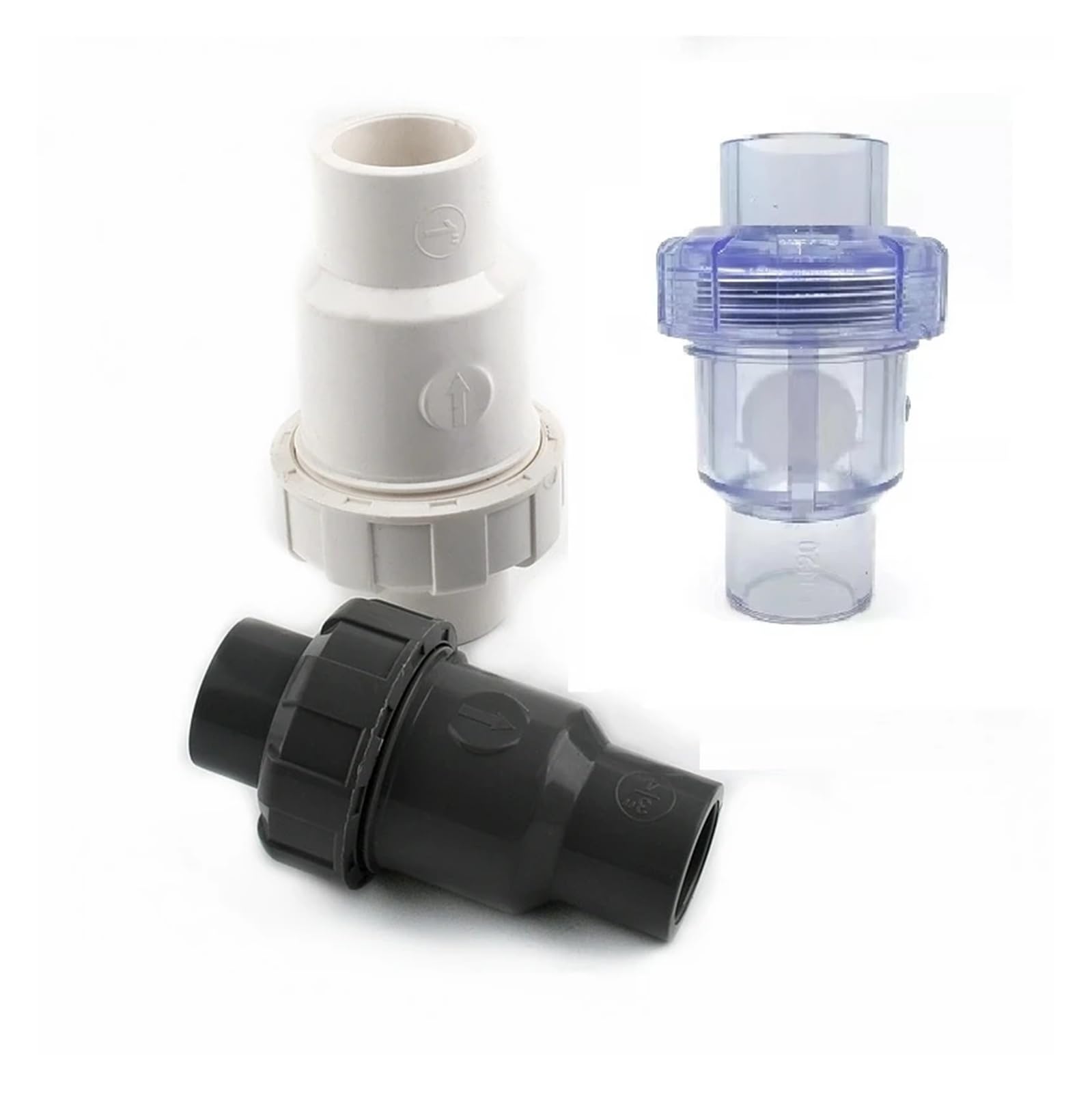 Válvula de retención de Bola de UPVC(Dark Gray,40mm)