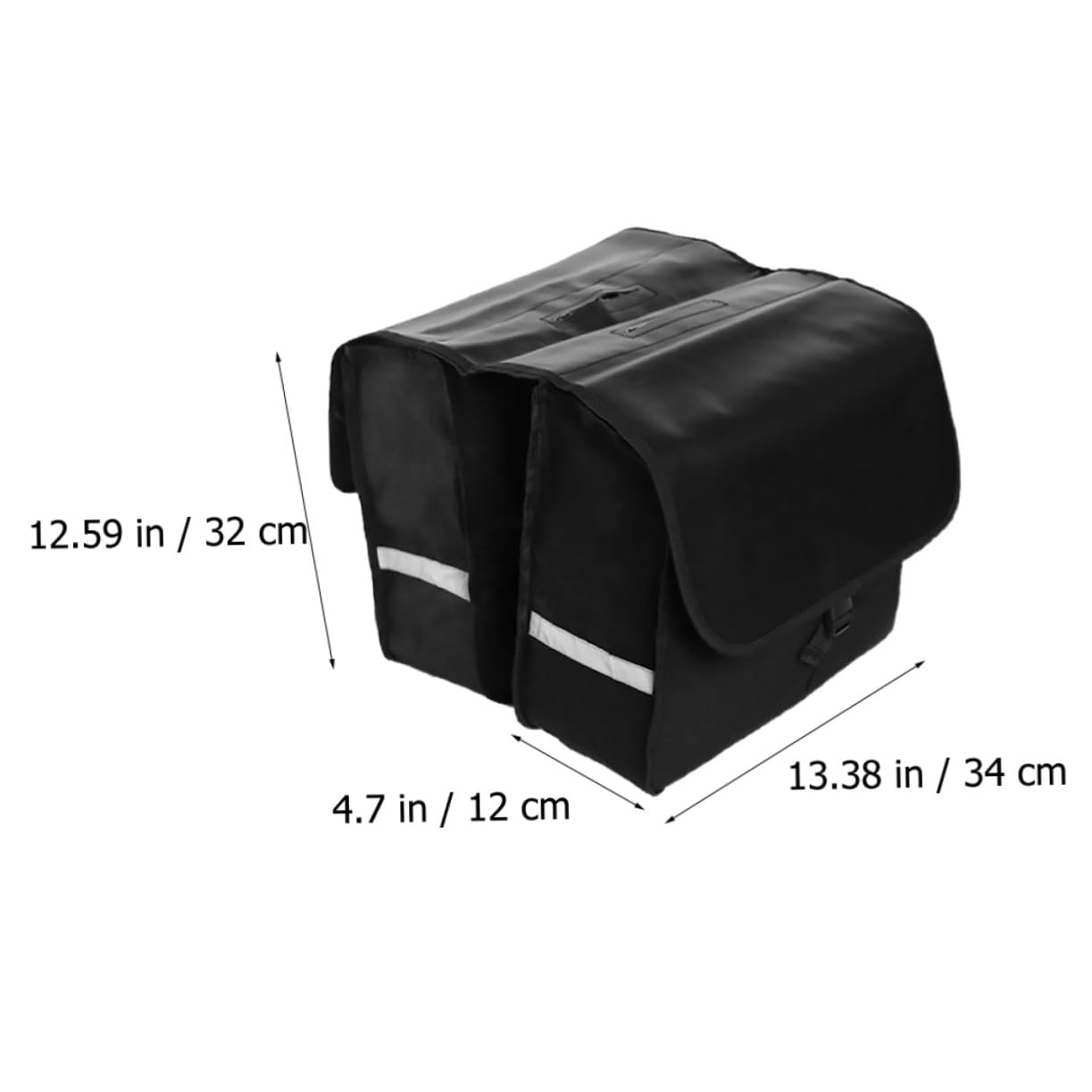 BESTonZON Borsa Portapacchi Bicicletta con Fascia Riflettente