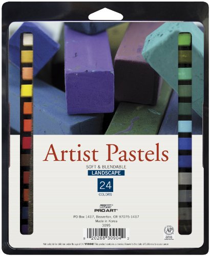Pro Art Artist Pastel Set, 24 Landscape Color, Assorted #TOP11
