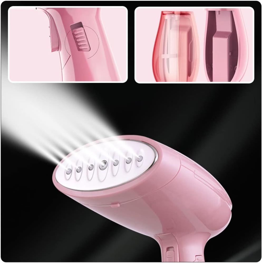 LIFKOME 110v Handheld Garment Steamer Portable Travel Ironing Device for Clothes Detachable Water Tank Suitable for Fabrics for Home and Travel Use