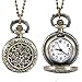 Produktbild JJSPP Retro Antique Bronze Taschenuhr mit Full Round Pocket Chain