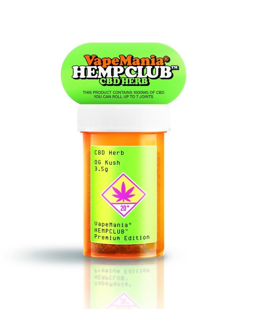 Amazon.co.jp: CBD ハーブ VapeMania HEMPCLUB cbd1000mg Herb OG KUSH