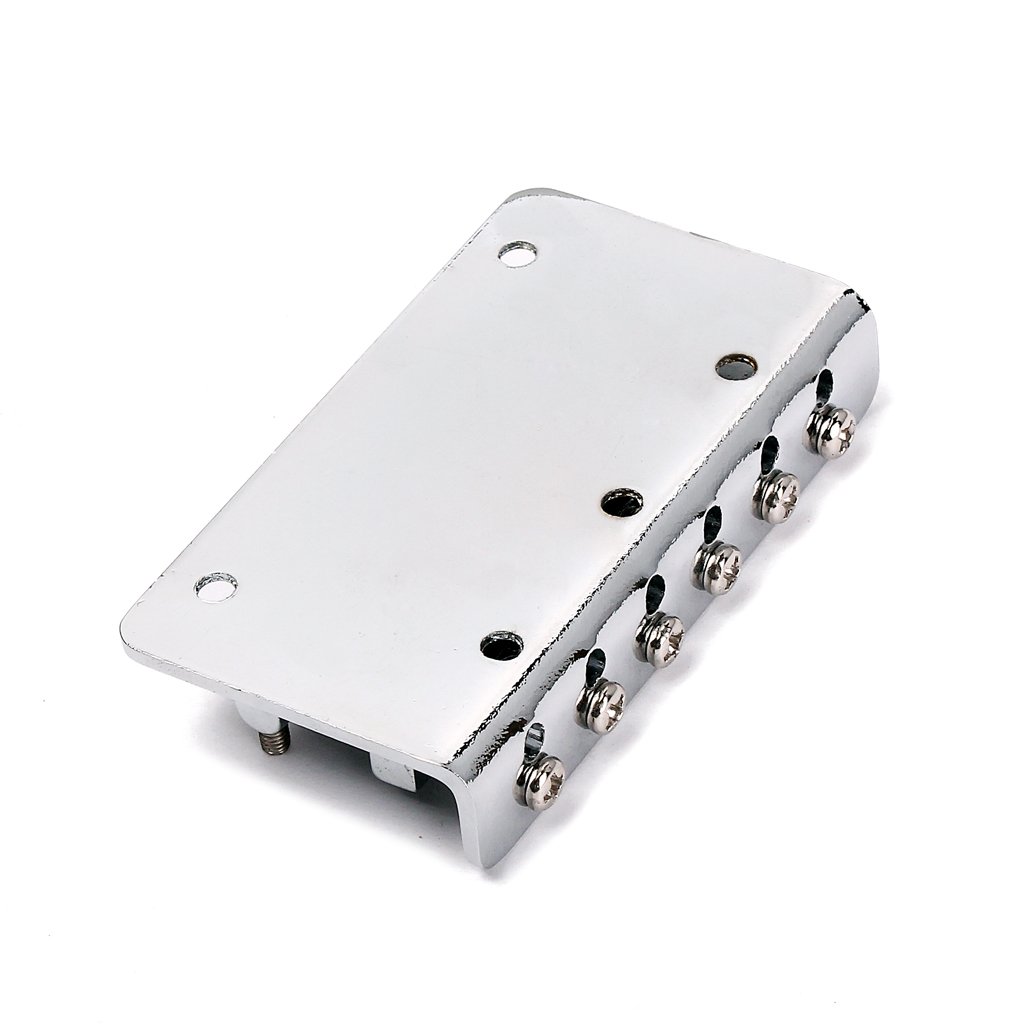 2 Stück Und Lap Guitar Pickguard mit Lap Guitar Bridge Sowie Lap Steel Guitar Accessory aus Robustem Eisen Und Zinklegierung