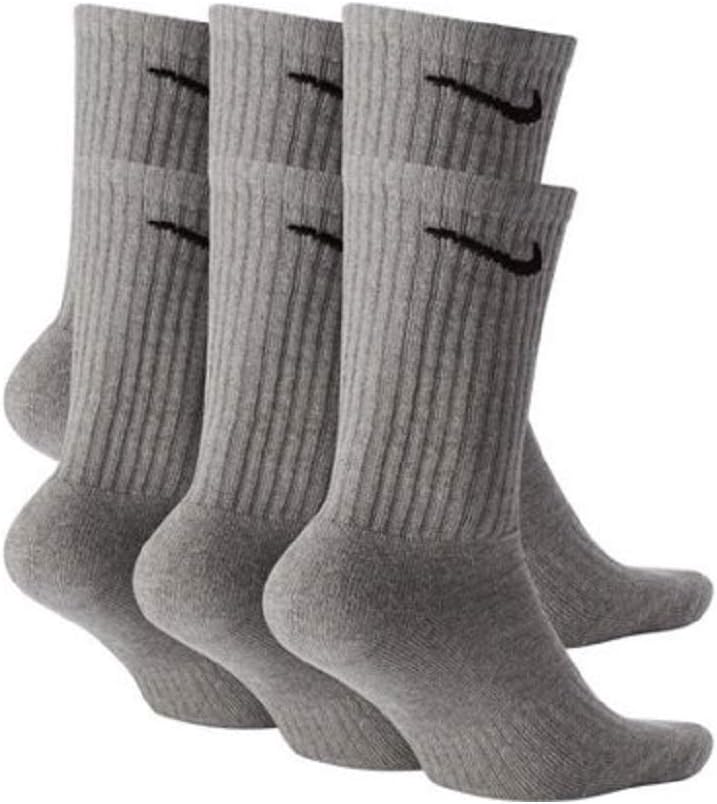 Nike Mens Performance Cotton Cushioned Crew Socks Gray SZ 8-12 - Image 2