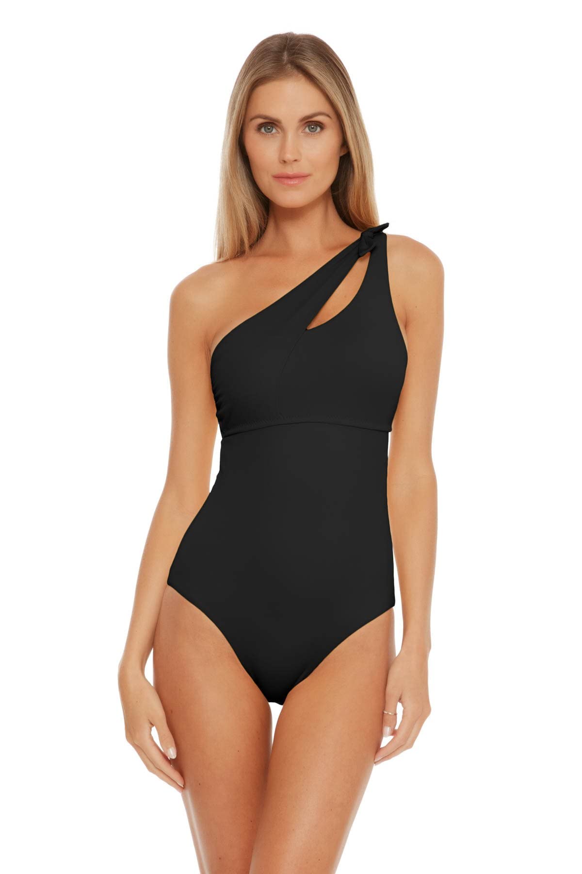 Becca by Rebecca Virtue womens 851217e Color Code Sadie Asymmetrical One-piece