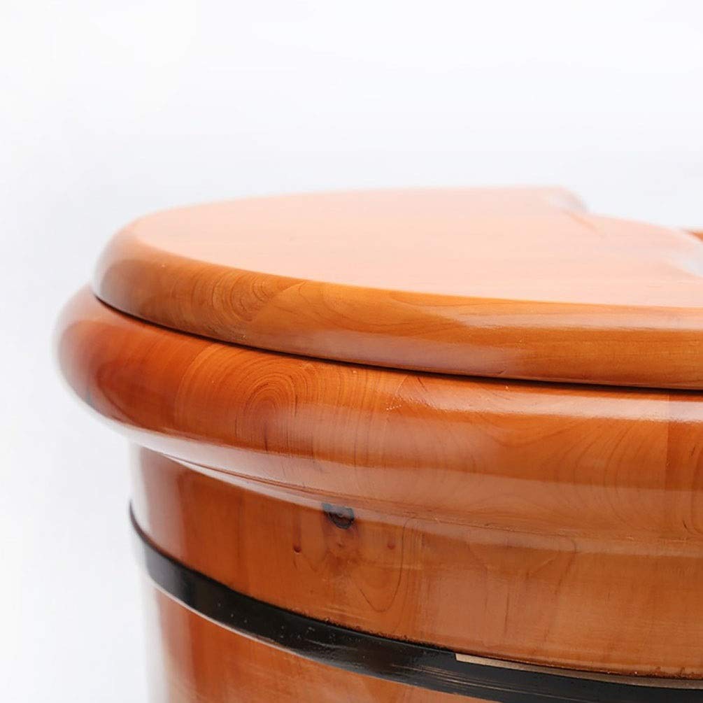 Secchio per pediluvio in legno Sauna Secchio in legno, vasca idromassaggio per pediluvio grande, spa per piedi e gambe per adulti, spa per massaggio ai piedi per la casa, pediluvio relax per pedicure