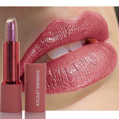 Mynena Shimmer Lipstick Hydrating Formula Vibrant Color | Talc-Free Paraben-Free Gluten-Free Cruelty-Free Sulfate-Free - Candy #TOP7