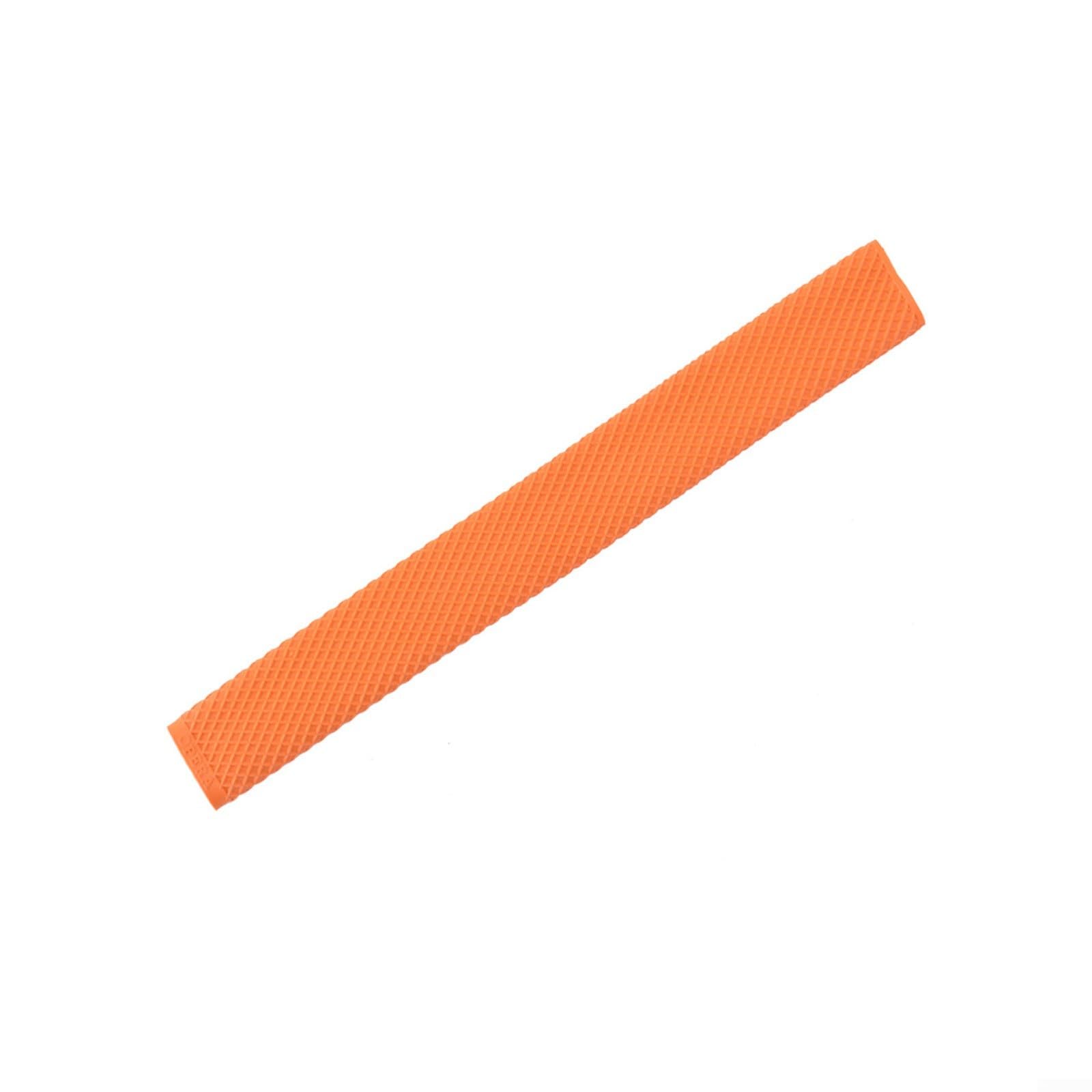 Billiard Cue Grip, Silicone Rubber Non-Slip Sleeve for Pool with Anti-Sweat Texture, Fits Billiards, 2-Pack – Black(orange)