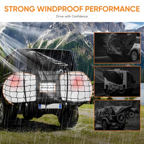 NEVERLAND Bike Cover for Transport 1 Bike Waterproof Visible Tail Lights - image 5