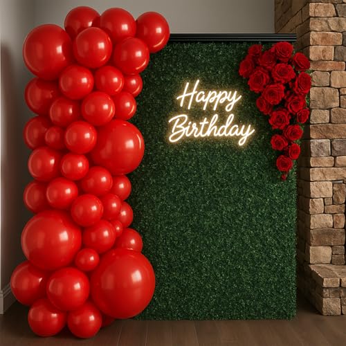 Image of Party Propz Red Balloons for Decoration- Set of 25 Pcs Valentine Balloons for Decoration, Anniversary & Birthday Decoration Items Latex Balloons | valentine's decor (Latex)