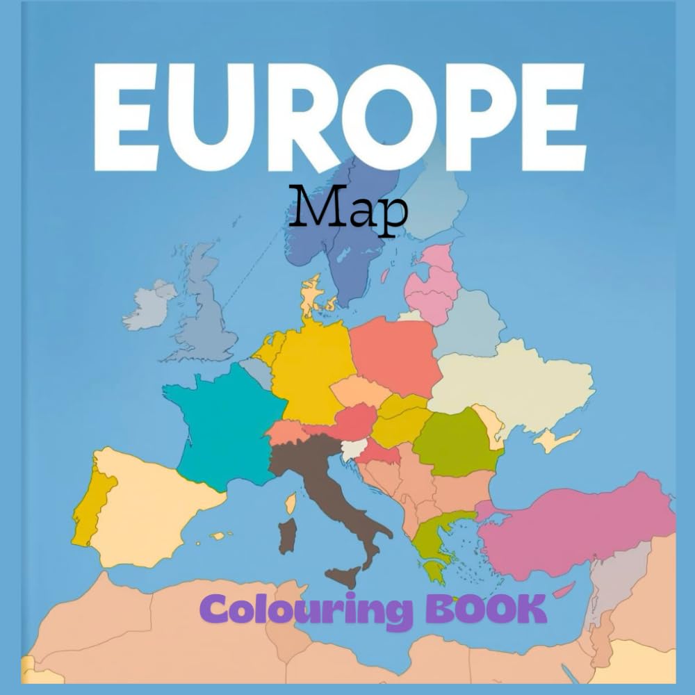 Europa Map Colouring Book (Little Globe Explorers)