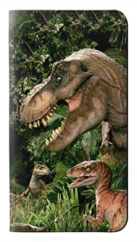 Housse cuir iPhone 15 Trex Raptor avec clapet de protection premium et style dinosaure unique