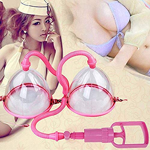 SuperFuN Women's Brēāst Enlarger Enhancement Vacuum Súctīõn Pump Double Brēāst Enlargement Cúps Ma'ssa-ger