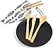 Lawei 3 Pack Bamboo Travel Utensils Set - Reusable Bamboo Utensils Set with Case Flatware Set Forks Knives Chopsticks Spoons Straws Brushes for Camping Travel Picnic Office School