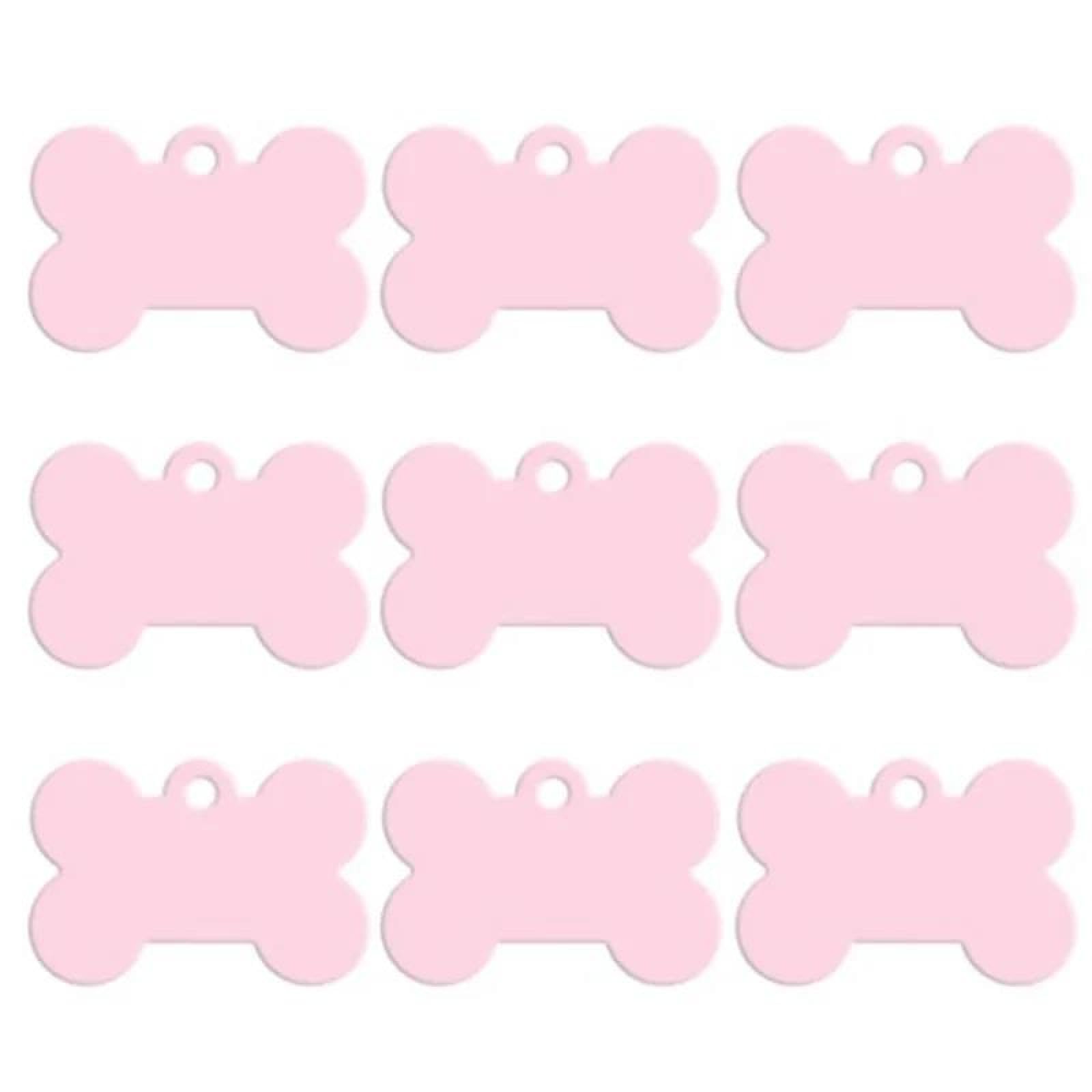Commercio All'ingrosso 100 Pezzi In Alluminio Targhetta Per Cani In Bianco A Forma Di Osso Targhetta Identificativa Per Cani Targhetta Identificativa Per Animali Domestici,UN,40X26X1mm