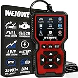 WEJOWE Upgraded OBD2 Scanner Diagnostic Tool, Check Engine Code Reader OBD2 Scanner with Reset, Auto Check Engine Light Mode 6, Mode 8 & I/M Car Diagnostic Scan Tool for All OBDII Car Since 1996