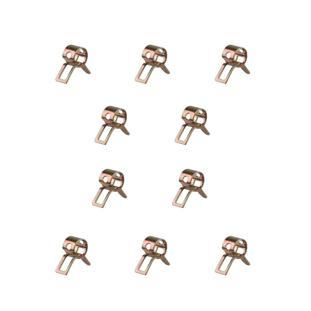 FlightModel 10pcs 6mm Diameter Double Wire Spring Clip for RC Fuel Tube/Wire
