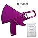 Body Fat Measurement Device,Precision Body Fat Caliper [Health & Beauty] - 80mm Skinfold Measurement, Fat% Chart + Guides for Beginners/Advanced Users(Purple,2)