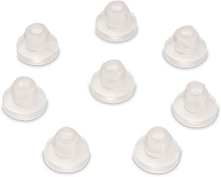 8 supporti in vetro per tavolo trasparente – PVC tamponi protettivi distanziatori per lastre di vetro (8 x 3 x 4 mm)