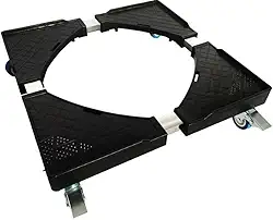 Suporte Giratório Preto para Eletrodomésticos Kazalinda