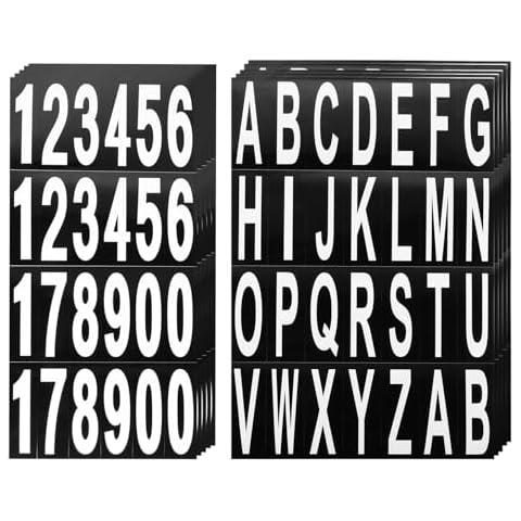 sourcing map Reflective Vinyl Mailbox Stickers Cover