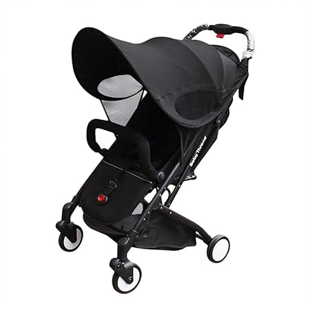 Ibluelover Stroller Sun Shade Sun Shield Anti-UV Toddlers Stroller Canopy Summer Pram Sunshade Awning Breathable Pushchair Buggy Sun Rain Cover with Adjustable Strap for Car Seat Jogger Accessories