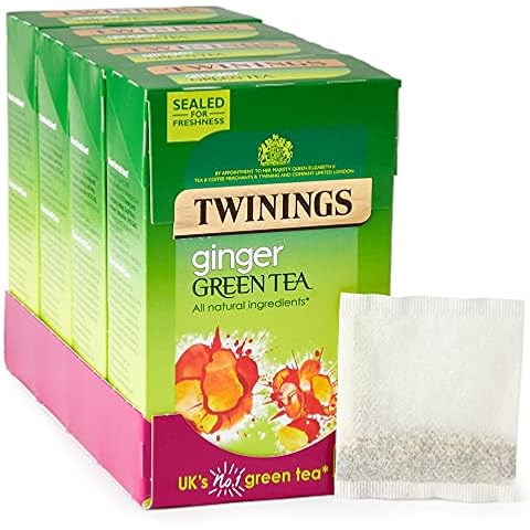 Twinings Ginger Green Tea 80 Bags Cover