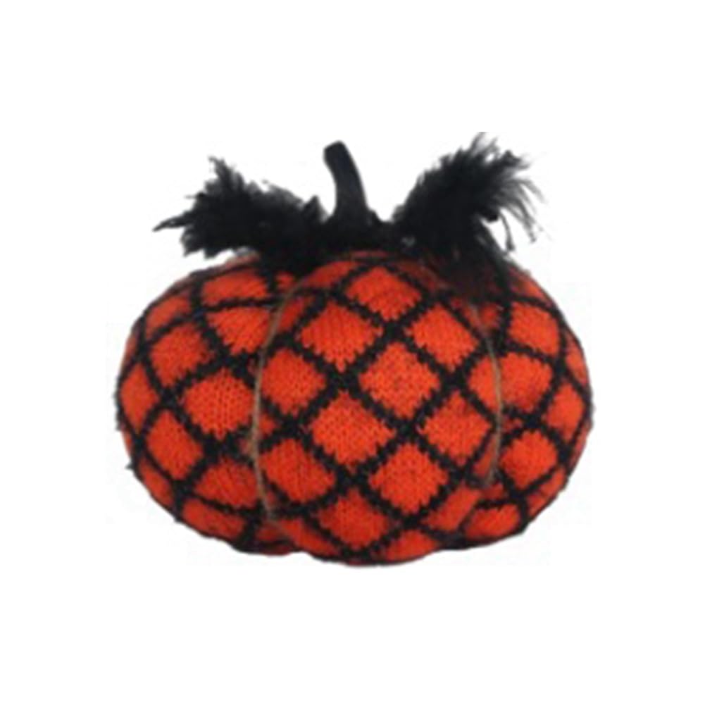 Osmond Halloween Pumpkin Pillow Decor 3D Pumpkin Throw Pillow Plush Pumpkins Decorations for Fall Bedroom Home Orange