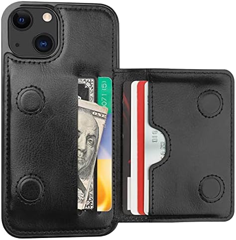 Card Holder Case For IPhone 11 Pro, Premium PU Leather Wallet Case With - View #12