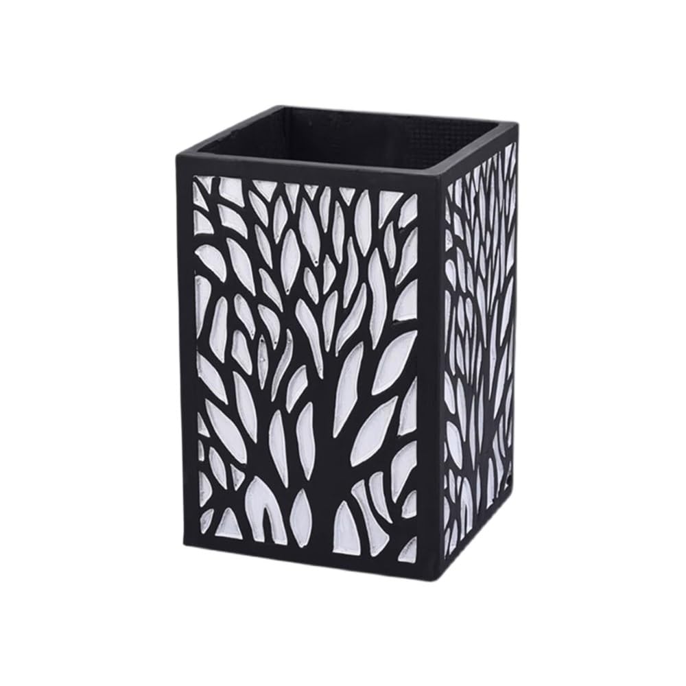Pq7hKv2wD Indoor Plant Pots Rectangular with Texture Flower Pot, Floor Standing Cement Plant, for Balcony Living Room Kitchen Plants Container Garden Planters
