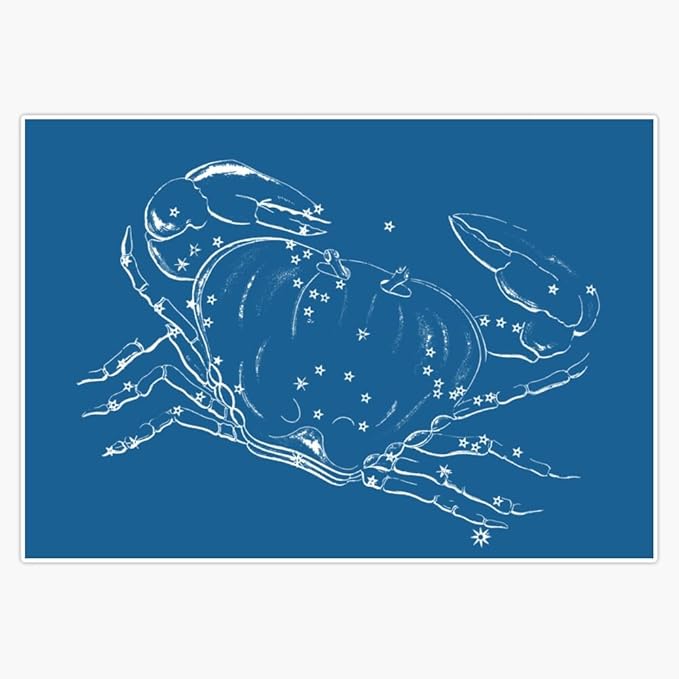 Cancer Astrology Sticker Vinyl Waterproof Sticker Decal Car Laptop Wall Window Bumper Sticker 5