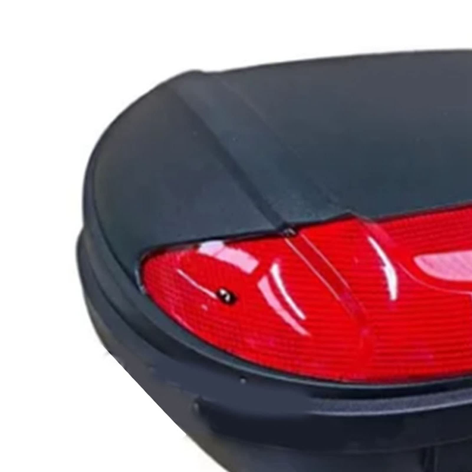 Baule Posteriore Universale per Moto, Ad Alta capacità, Impermeabile, da 52 Litri, per Ciclomotori e Fuoristrada, in Plastica, 12,6 X 23,6 X 17,7 Pollici