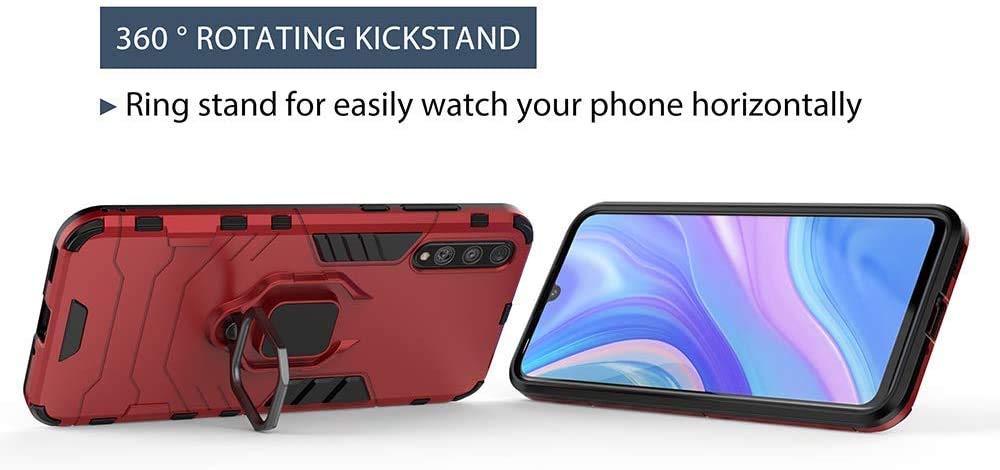 LEYAN Cover per Oppo Find X3 Lite (6.4), Silicone TPU/PC Dual Layer Hybrid Armor Custodia con Supporto Verticale e Orizzontale,Antiurto Protezione Shell, Grigio
