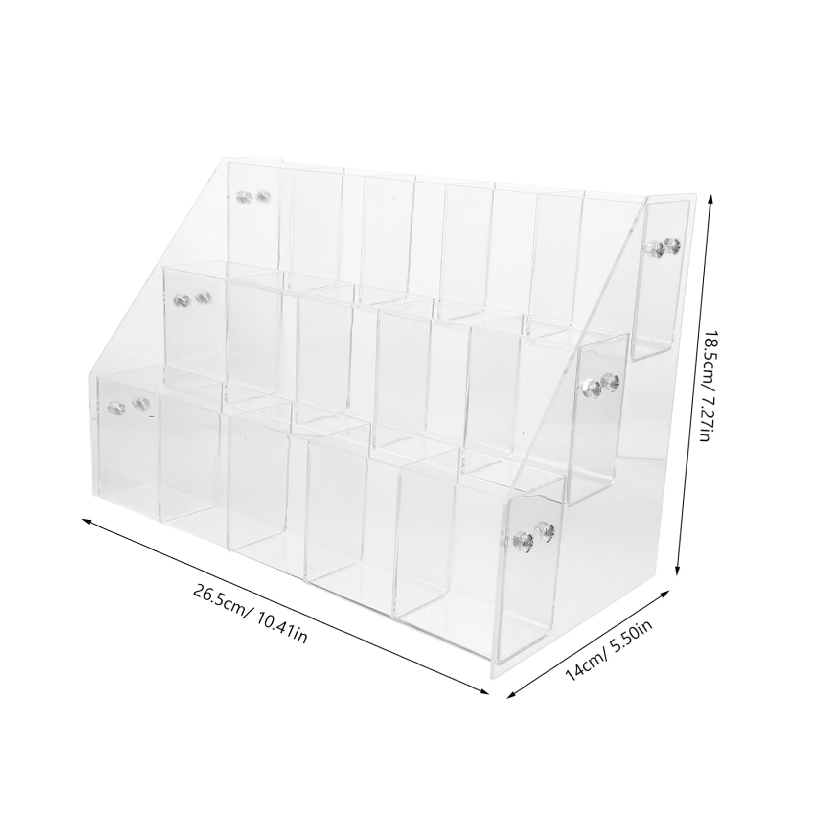 Mipcase Espositore Portapenne in Acrilico Organizer Per Penne e Matite Espositore Per Cancelleria Da Ufficio e Scuola Contenitore Per Articoli Artistici