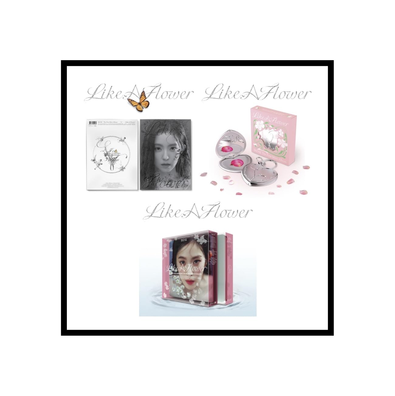 IRENE Like A Flower 1st Mini Album Red Velvet (Case Ver.) : Amazon