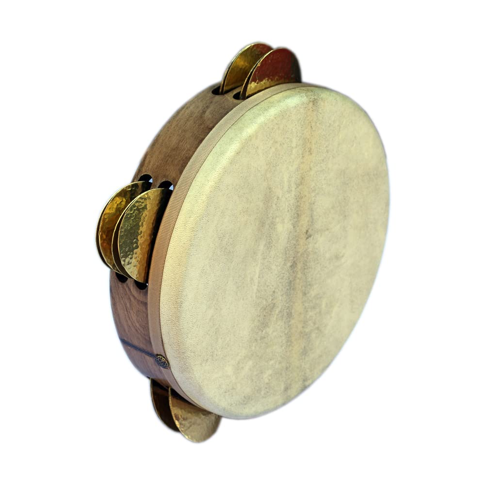 Amazon | プロのヤギの頭リックドラムタンバリンペカッション楽器KSR