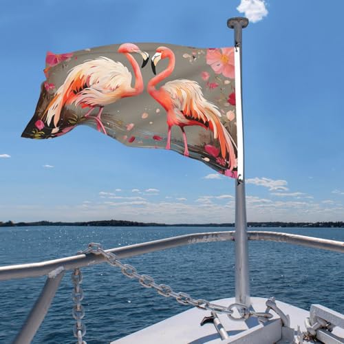 Drapeau extérieur robuste anti-décoloration 1,2x1,8m double face pour météo difficile - 7