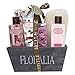 Confezione Regalo per Donna | Prodotti da Bagno al Profumo di Rosa Granata | Regalo Compleanno per le Donne | Cestino di Bellezza, Cura e Benesserey |Regali per Lei | BOIS