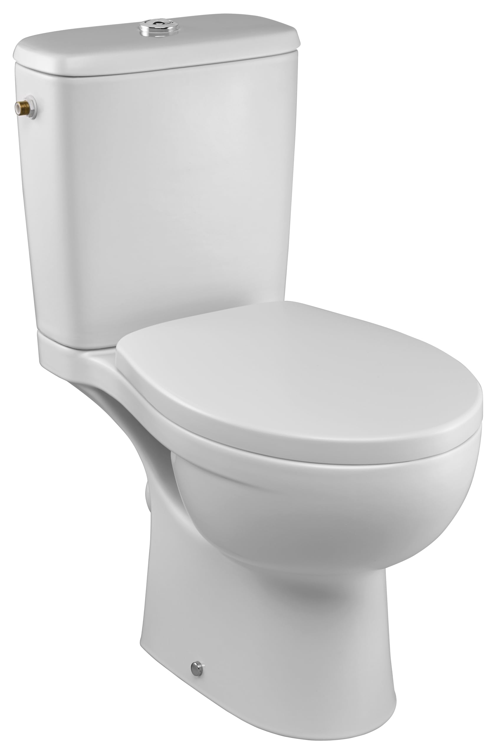 JACOB DELAFON WC Inodoro completo a suelo Salida vertical Alimentación lateral Sistema rimless Asiento amortiguado Doble descarga 2,6/4 l LIMA E40028-00