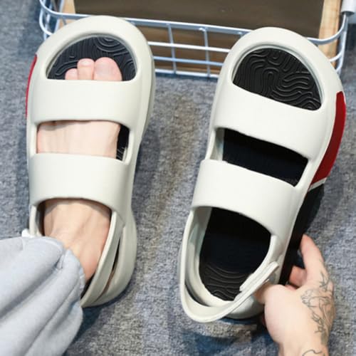 Premium Comfort Thick Sole Yoga Mat Back Strap Sildes Sandals Summer Slippers For Men Indoor Outdoor Non Slip Footwear3