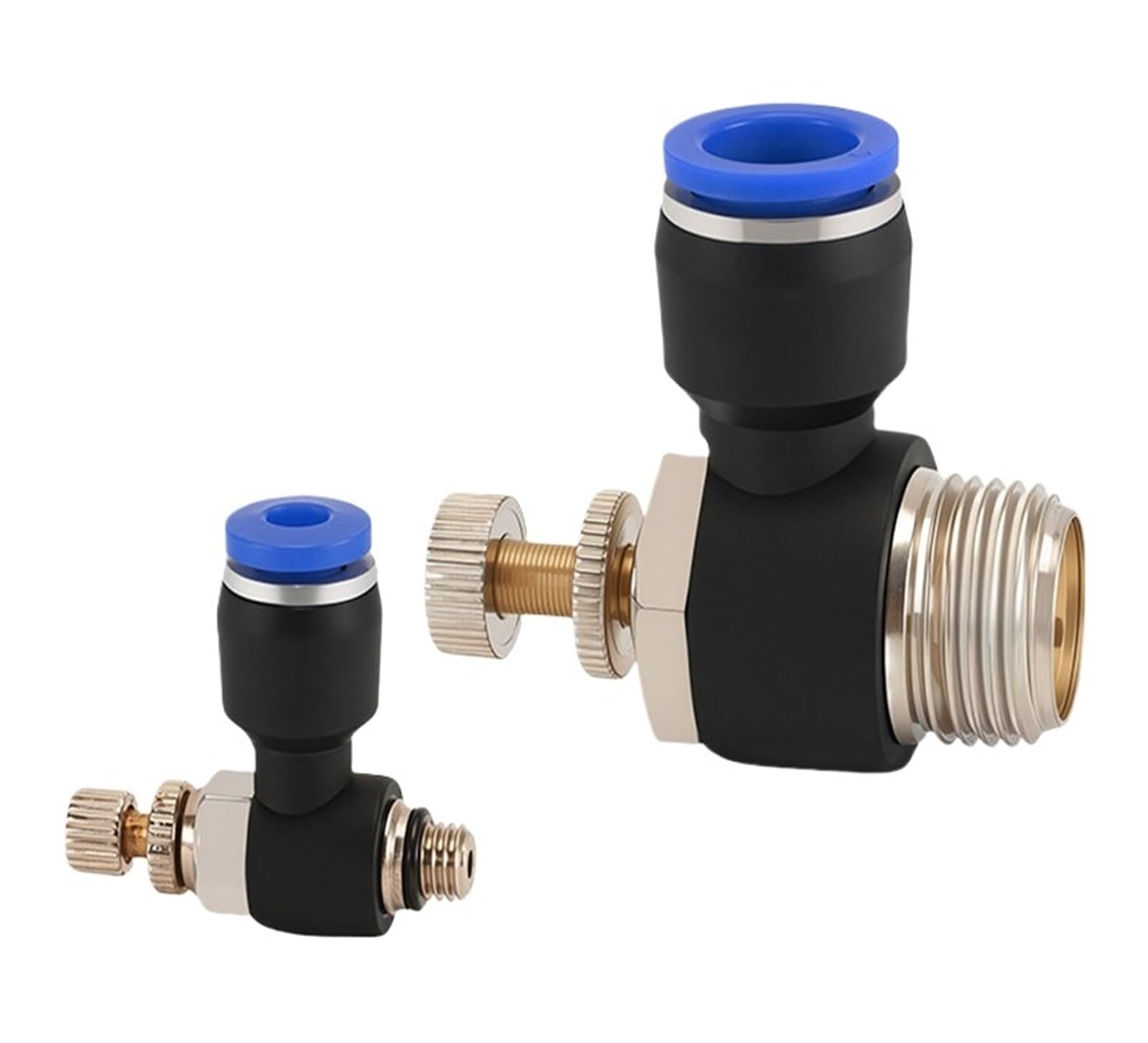 5PCS SL Throttle Valve - 4-12mmConnector for M5 & 1/8-1/2" Speed Control(SL4-01 (1I8))