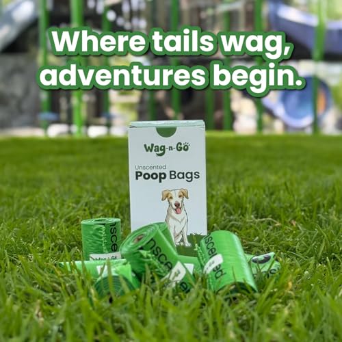 Image of Dog Poop Bags Rolls, 120 Count Unscented Doggie Poop Bags, Leak-Proof, Easy Pet Waste Cleanup