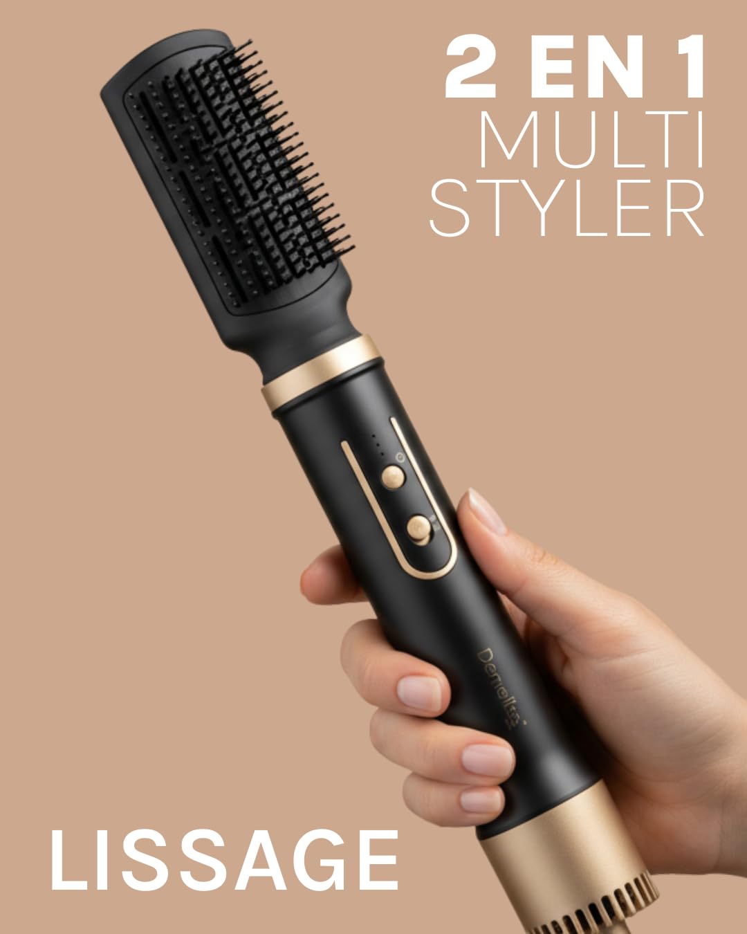 Demeliss – Hairdryer Brush 2 in 1 – Cepillo Secador Multifunción