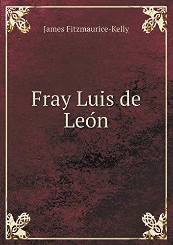 Fray Luis de León 5519471983 Book Cover