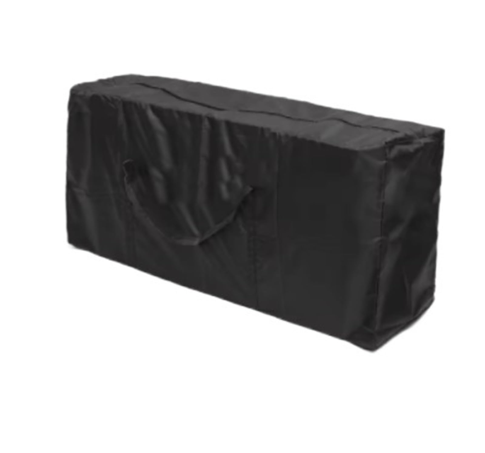 Garden Cushion Storage Bag Furniture Cushion Storage Bag Waterproof 210D Oxford Cloth Outdoor Garden Organizer Protective Cover Dustproof(173x76x51cm Black 1)