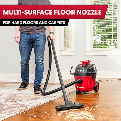 Image of Vacmaster 4-Gallon 5 Peak HP Household Wet /Dry Vacuum - VF408B 1101