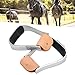 Vvikizy Aluminum Stirrups, Western Horse Stirrups Metal Western Stirrups Saddle Stirrups Western 4.9 Inch Width Stirrups Horse Riding Stirrups Western Stirrups for Saddle