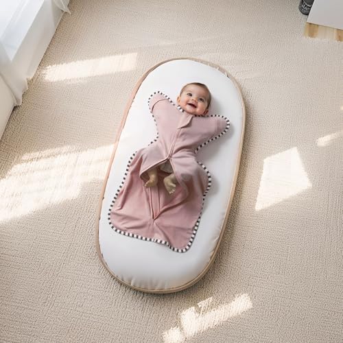 Image of Transition Swaddle, 2 Pack 100% Cotton Baby Sleep Sack | 2-Way Zipper Infant Arm Up Swaddle for Newborn Baby Boy Girl